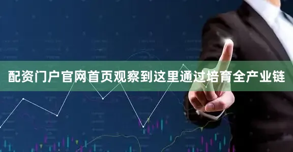 配资门户官网首页观察到这里通过培育全产业链